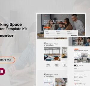 Mashspace - Coworking Space Elementor Template Kit Website