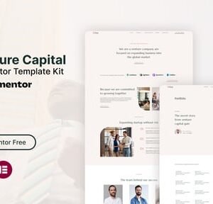 RiXus - Venture Capital Elementor Template Kit Website