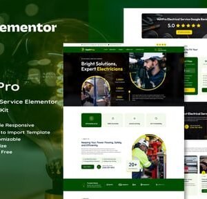 Voltpro - Electrical Services Elementor Template Kit