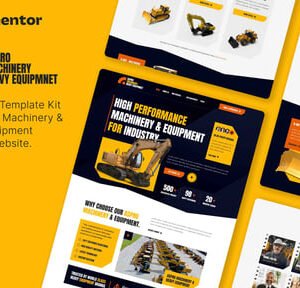 Aspro - Machinery & Heavy Equipment Elementor Template Kit