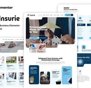 Insurie - Insurance Business Elementor Template Kit
