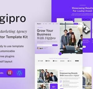 Digipro - Digital Marketing Agency Elementor Template Kit