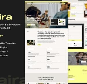 Kaira - Life Coach & Self-Growth Elementor Template Kit