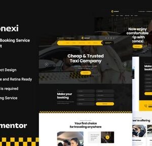 Conexi - Online Taxi Booking Service Template Kit