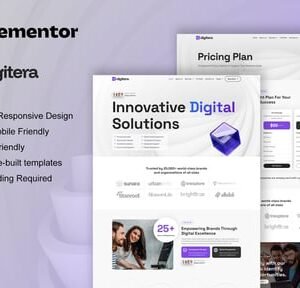 Digitera - Digital Agency Elementor Pro Template Kit